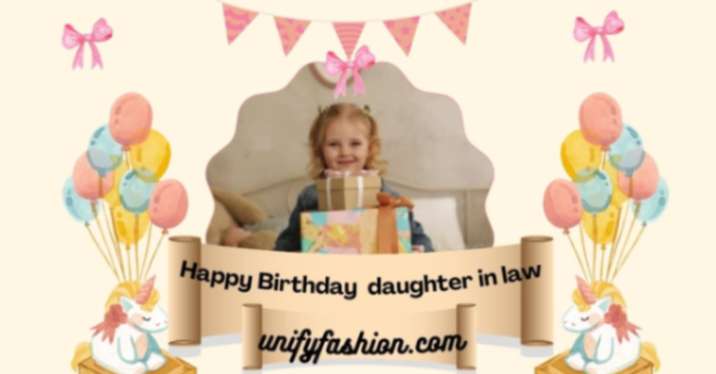 Happy birthday daughter in law