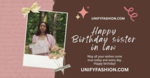 Happy Birthday Quotes for Sister in Law