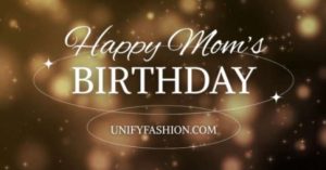 Happy mom's birthday