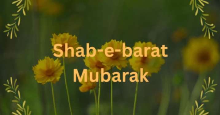 Shab-e-Barat mubarak