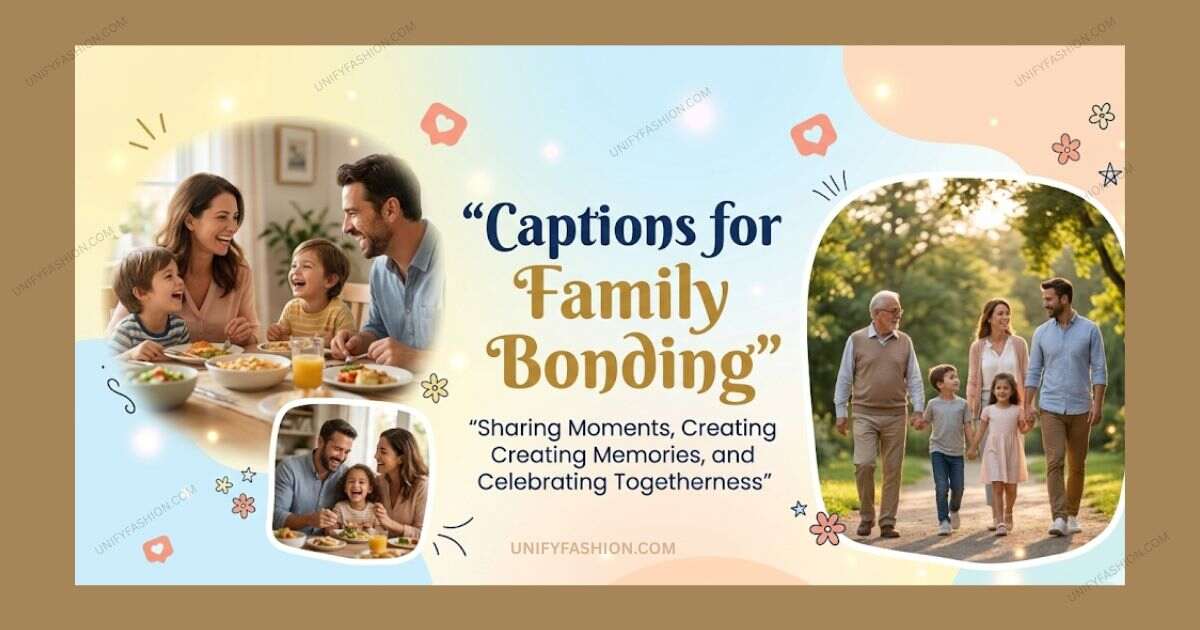 Captions for Family Bonding