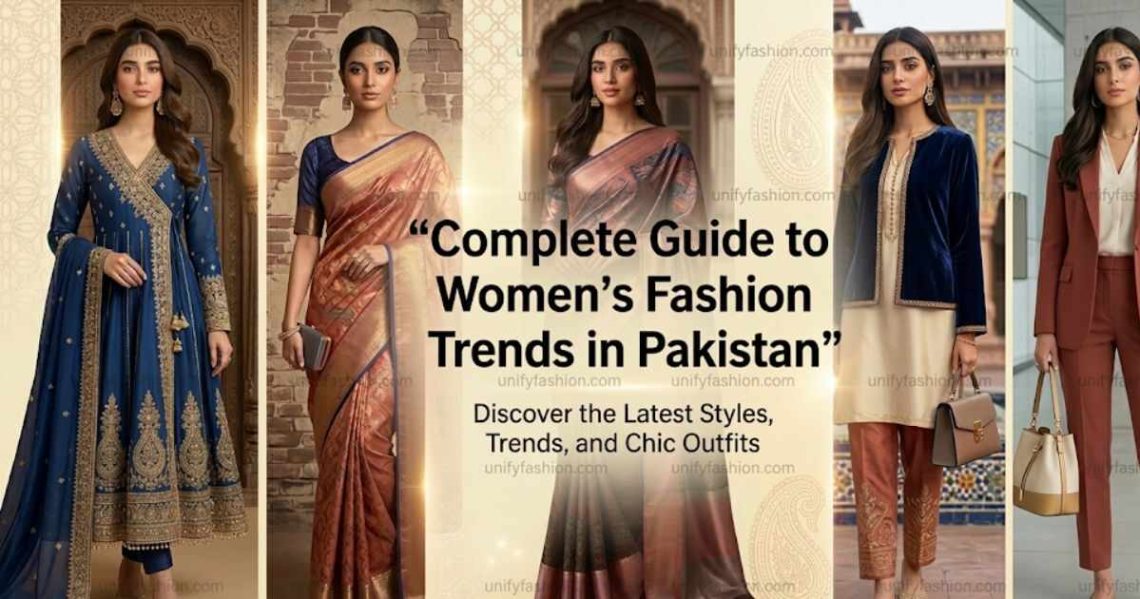 Complete guide to women's fashion trends in Pakistan
