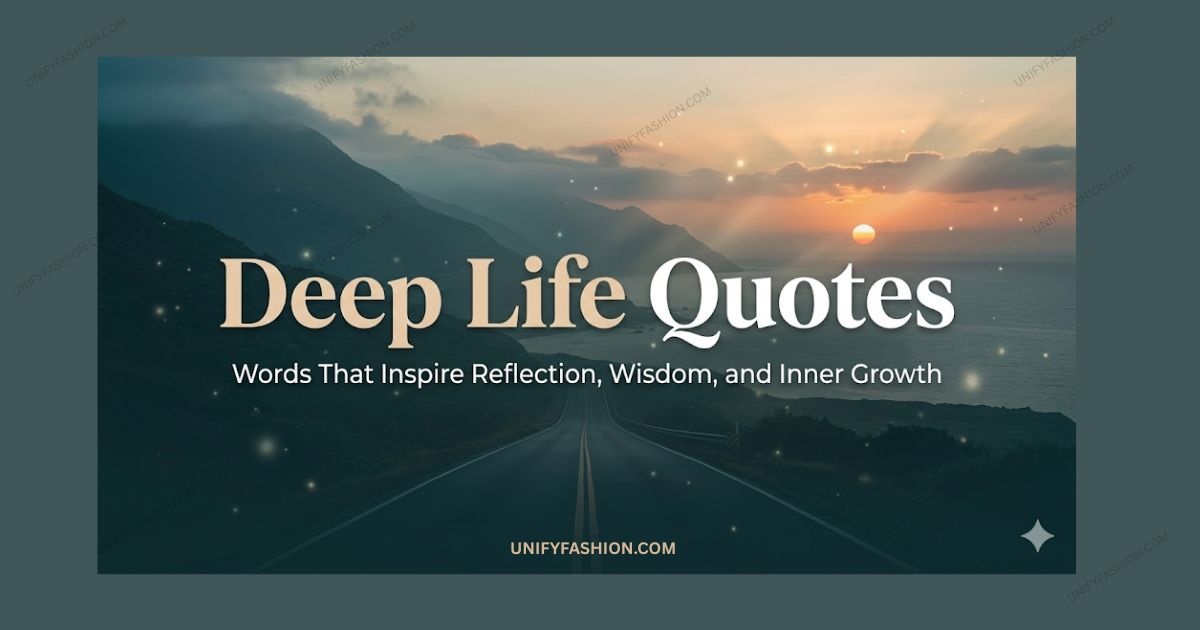 Deep life quotes