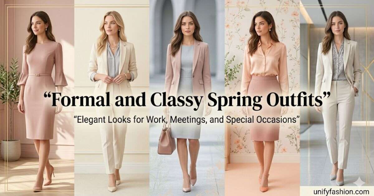 Formal and Classy Spring Outfits