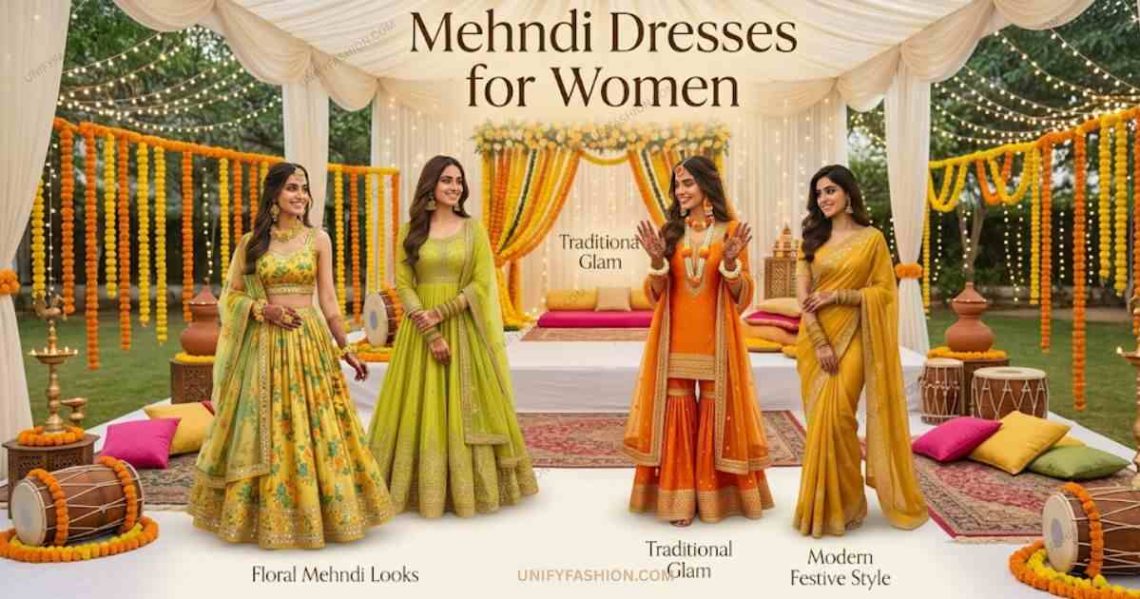 Mehndi Dresses for Women