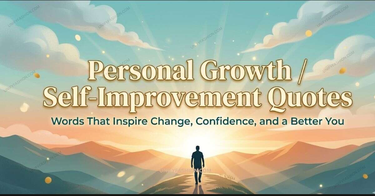 Personal Growth Self-Improvement Quotes