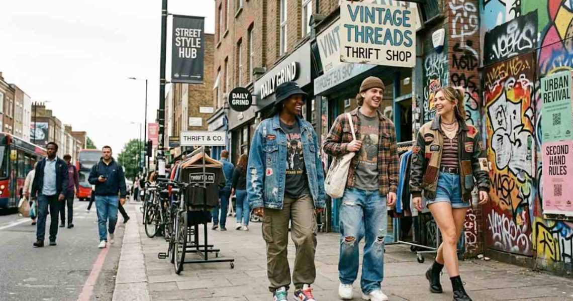 Thrifting and Street Style Urban Fashion