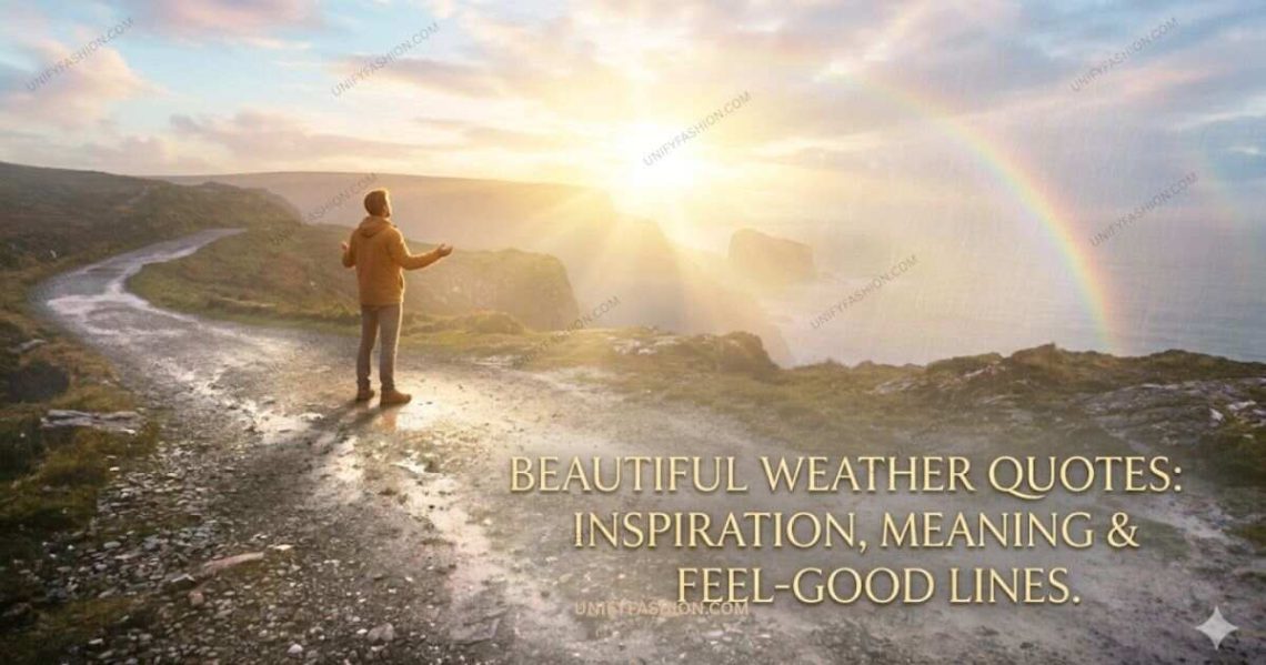 Beautiful Weather Quotes Inspiration, Meaning & Feel-Good Lines