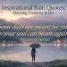 Inspirational Rain Quotes Meaning, Positivity & Life