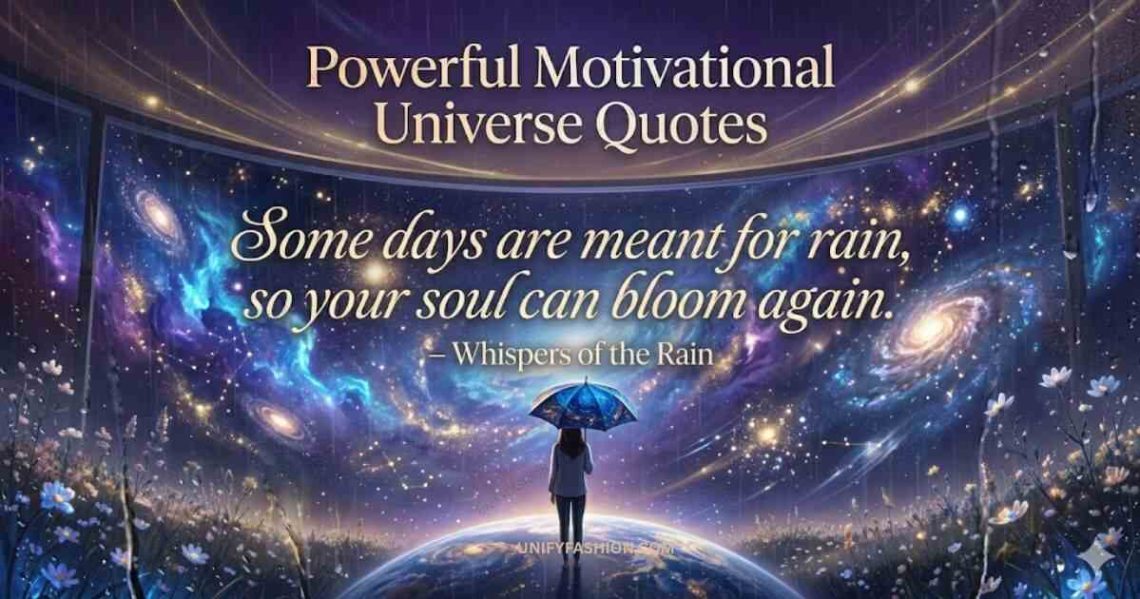 Powerful motivational universe quotes