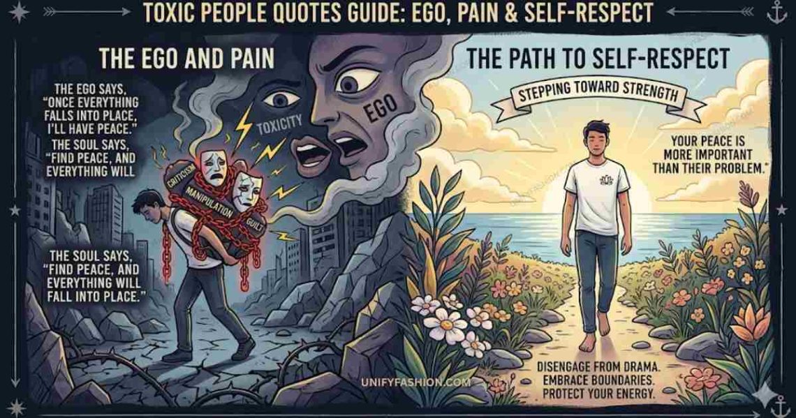 Toxic People Quotes Guide Ego, Pain & Self-Respect
