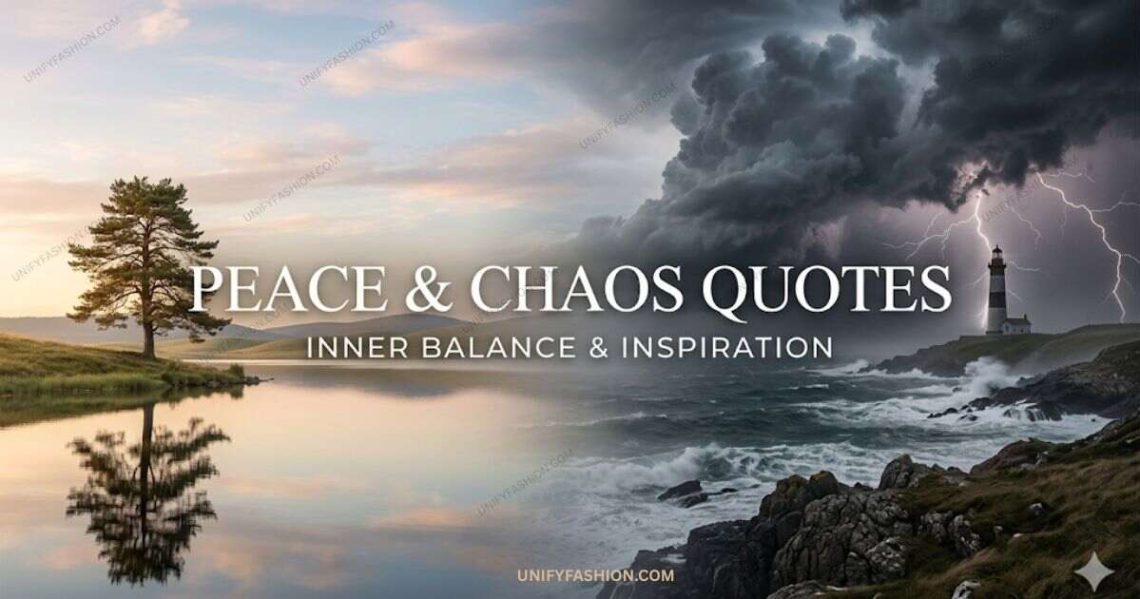 Peace and Chaos quotes