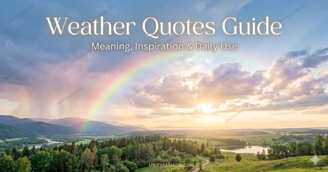 Weather quotes-guide